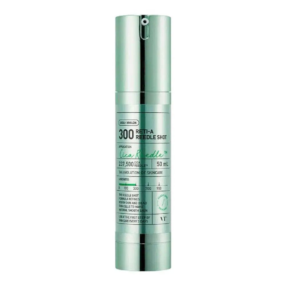 VT COSMETICS Reti-A Reedle Shot 300 Sérum Retinol (Vitamina A) com Microagulhamento, Exossomos Reparadores e Booster Coreano 50ml