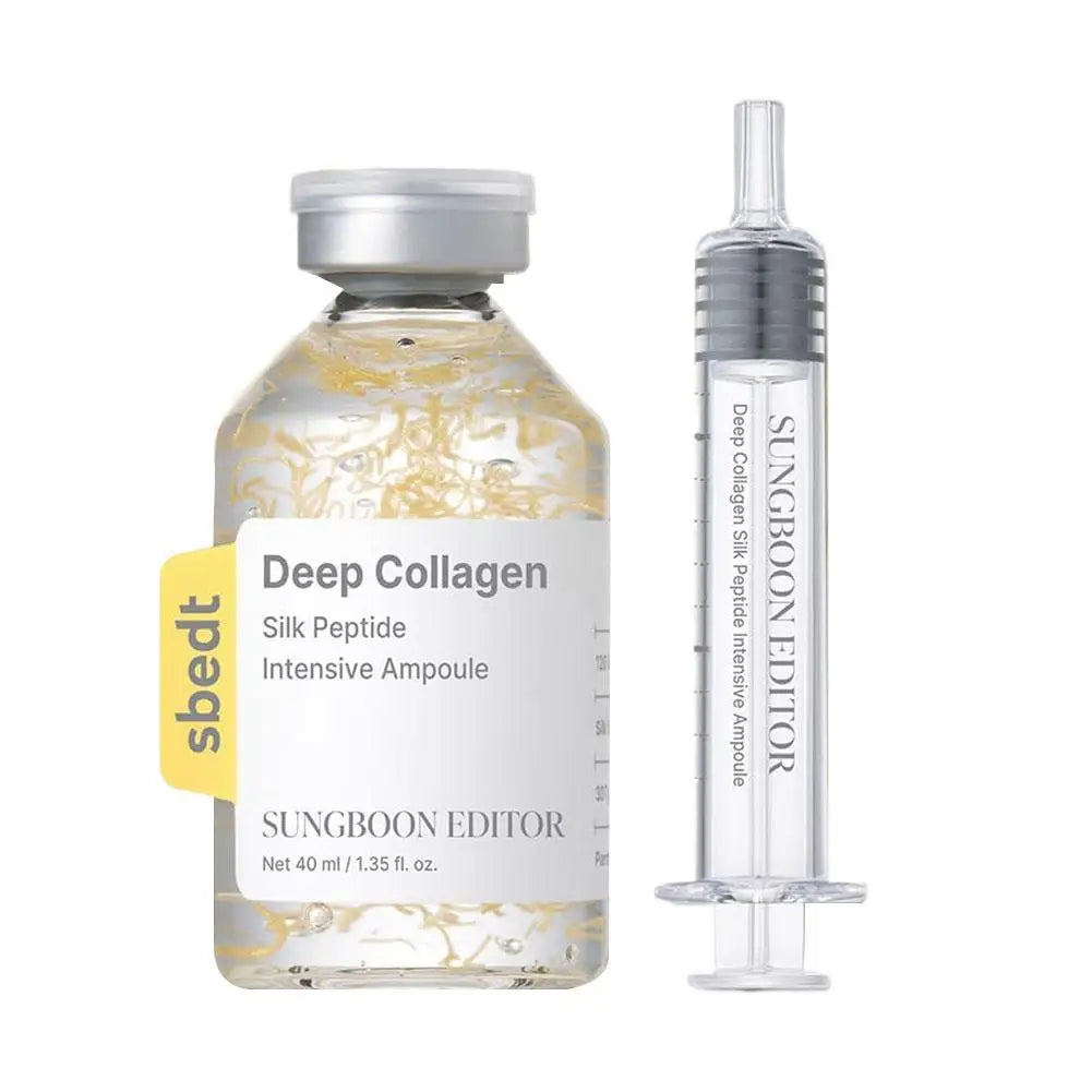 ✨ SUNGBOON EDITOR Glow Intensive Silk Peptide Ampoule – Sérum Facial com Peptídeos, Colágeno e Glow Radiante