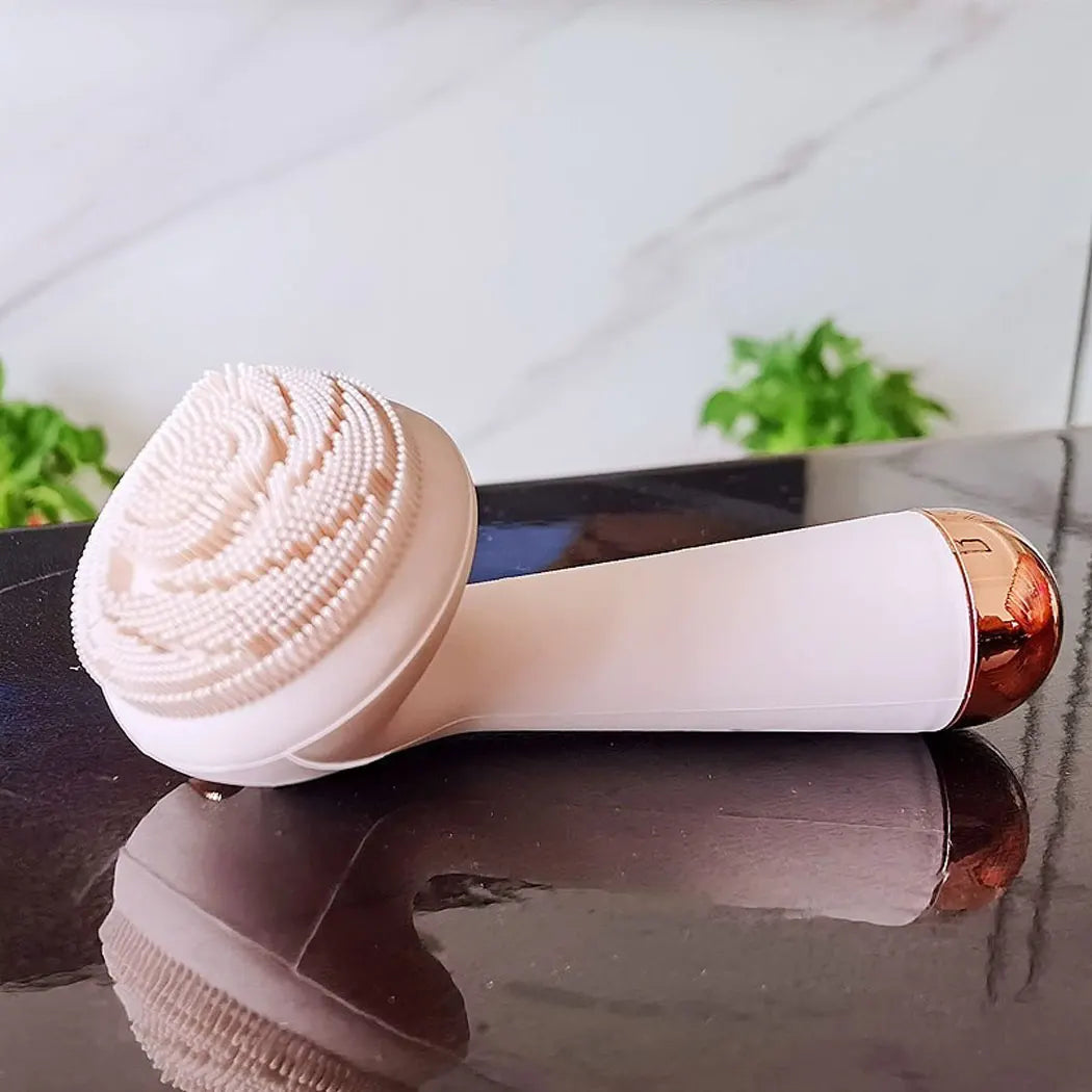 Escova de Limpeza e Esfoliação Facial Sônica À Prova D'água Flower Cleanser - Pele Radiante