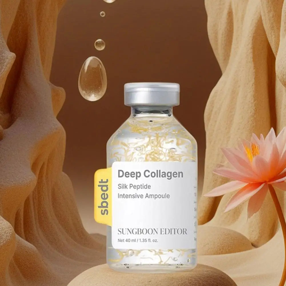 ✨ SUNGBOON EDITOR Glow Intensive Silk Peptide Ampoule – Sérum Facial com Peptídeos, Colágeno e Glow Radiante