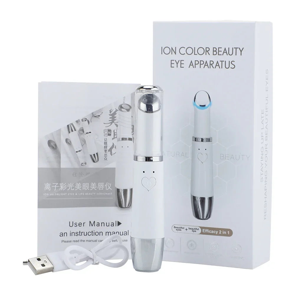 Massageador de Olhos com Vibração IPL - Clareador e Firmador
