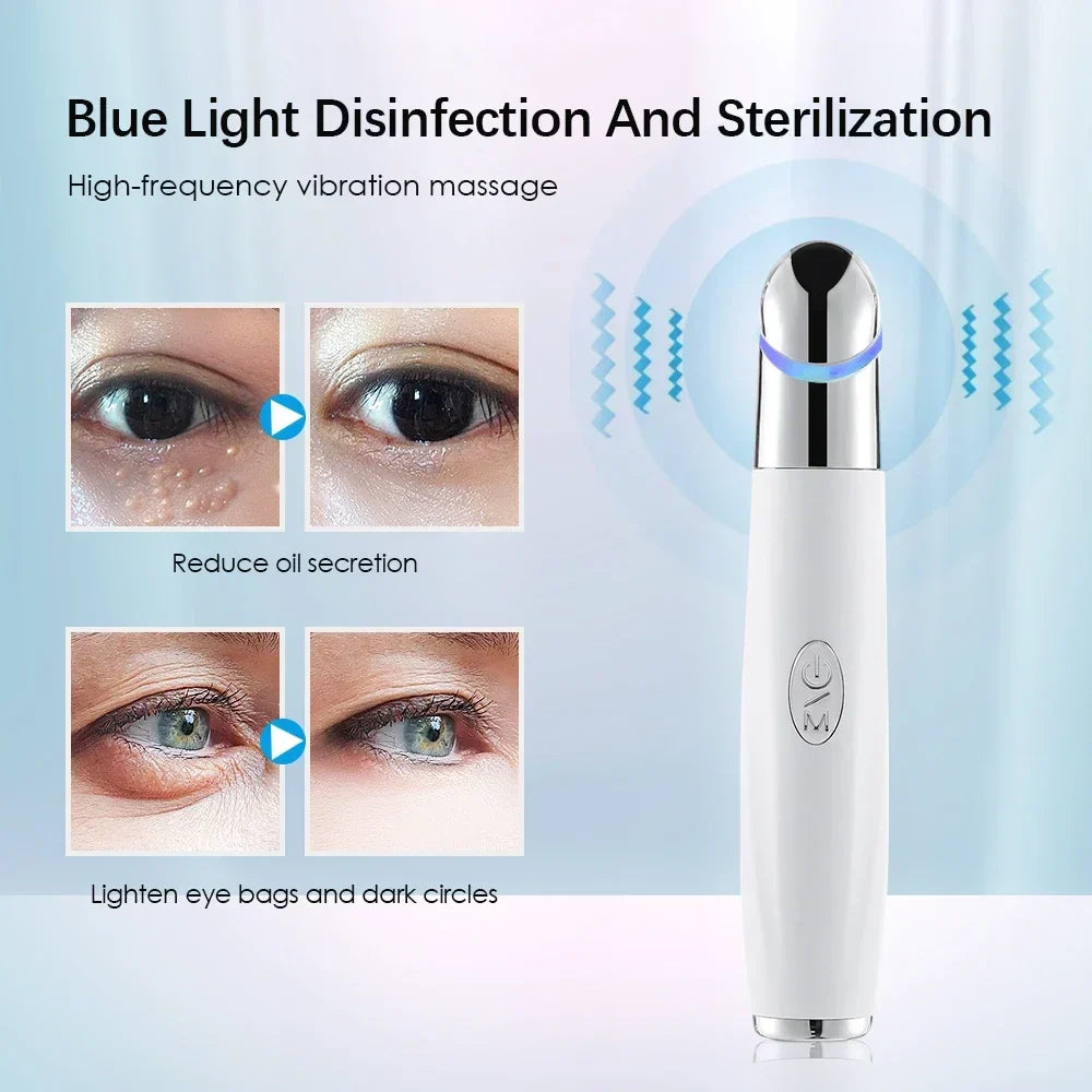 Massageador de Olhos com Vibração IPL - Clareador e Firmador