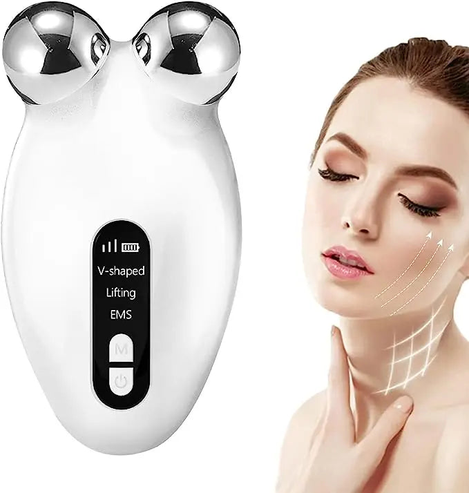 Dispositivo de Estimulação Facial - microcorrente EMS NOVATTO  - lifting do contorno do rosto e estimulo de colágeno
