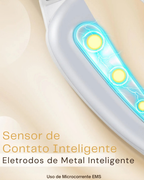 Massageador Facial V-Face com microcorrente EMS, LED e Vibração Lifting e Contorno Face