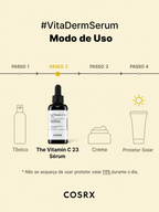 COSRX Sérum Vitamina C 23% Antienvelhecimento para Manchas, Luminosidade e Linhas Finas