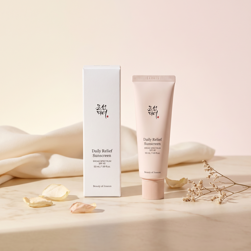 Protetor Solar Beauty of Joseon com Probióticos de Arroz Coreano, Creme Facial Hidratante Suave 50ml