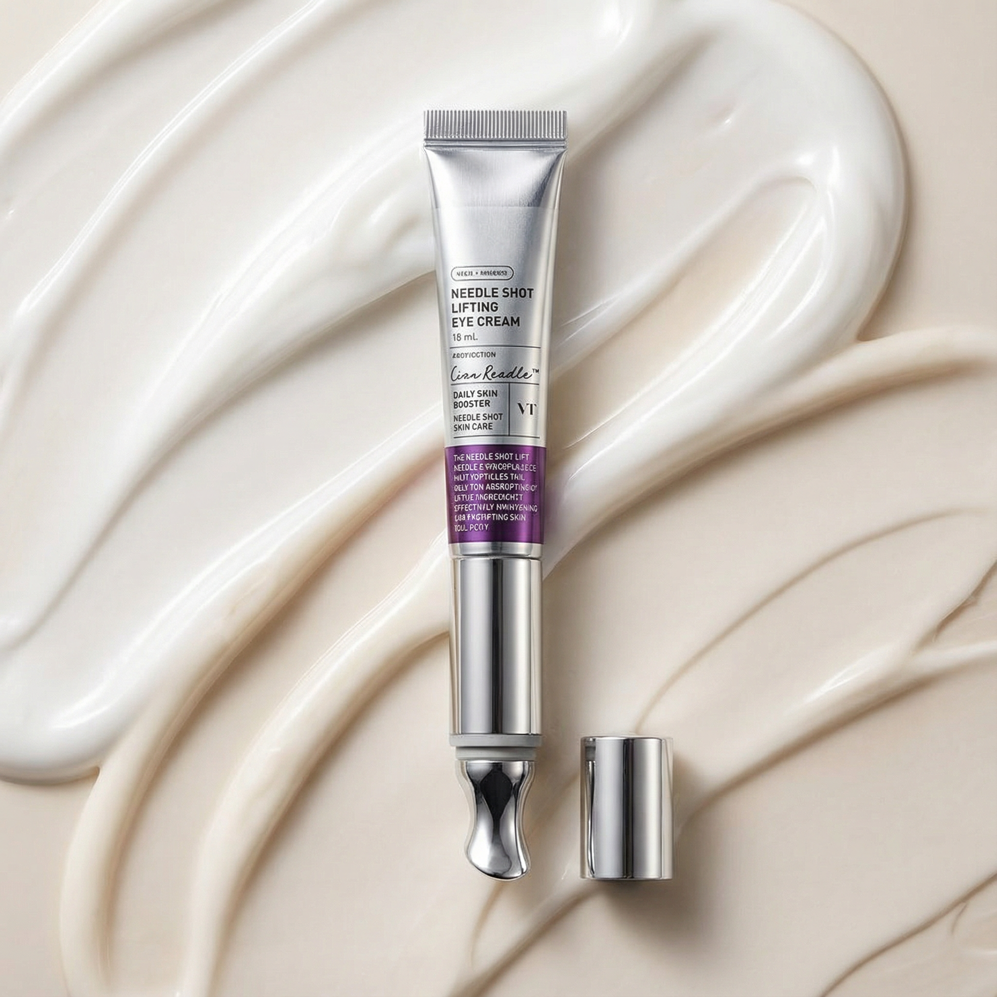 VT Reedle Shot Creme para Olhos com Ponta Vibratória e Microagulhamento em Creme - Efeito Lifting