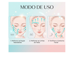 Dispositivo de Estimulação Facial - microcorrente EMS NOVATTO  - lifting do contorno do rosto e estimulo de colágeno