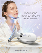 REVELL - Dispositivo de Beleza para Pescoço e Rosto com Microcorrente para lifting facial