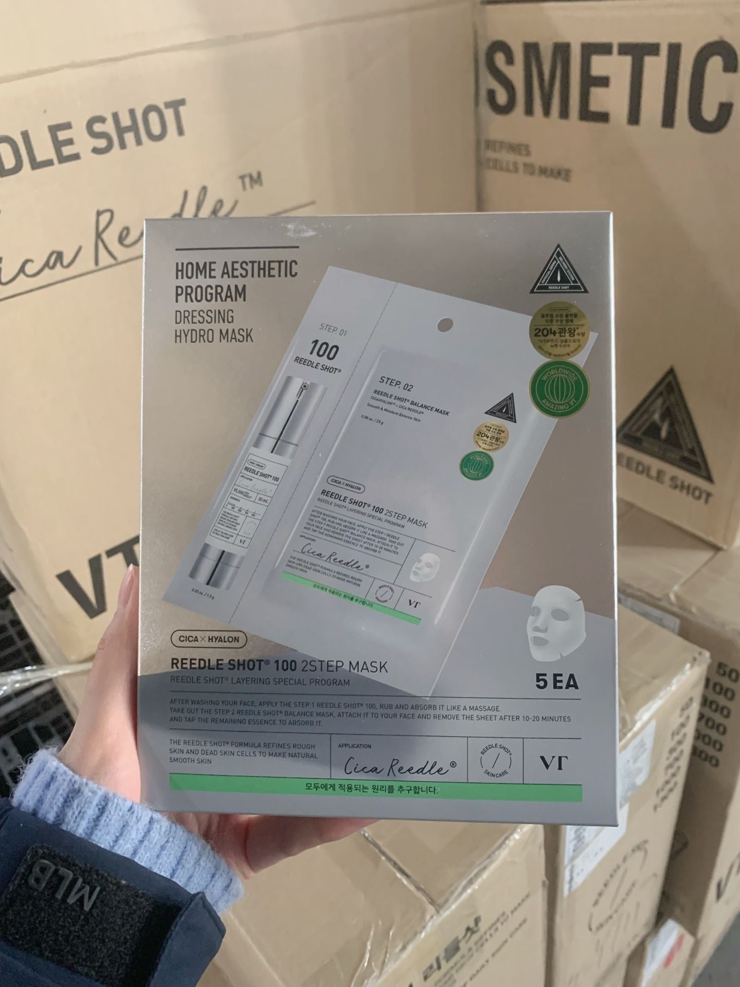 Sérum VT Cica Reedle Shot 100 Microneedling com Exossomos Pele de Vidro Coreana